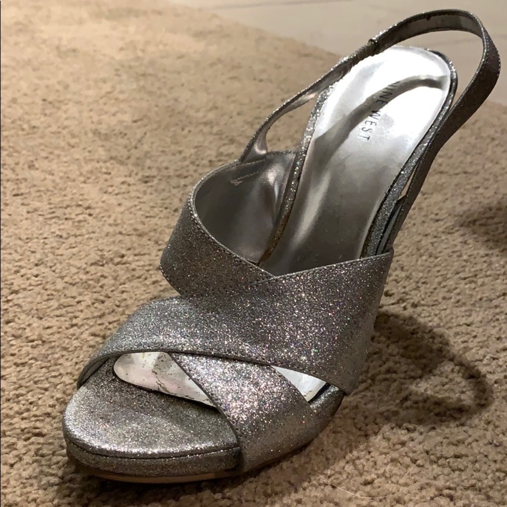 Shimmery dress shoes